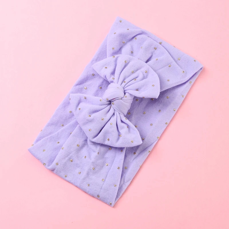 Diadema para beb&eacute; reci&eacute;n nacido, accesorios para el cabello, turbante de 18 colores, 1 unidad-3