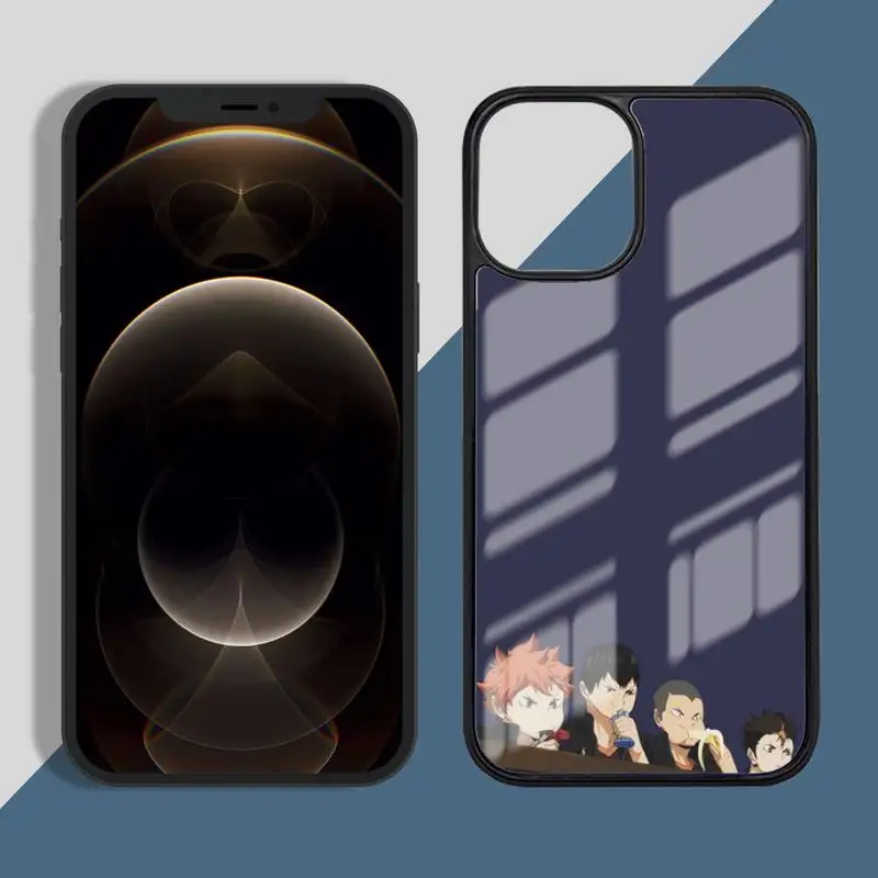 

Anime volleyball boy Phone Case PC for iPhone 11 12 pro XS MAX 8 7 6 6S Plus X 5S SE 2020 XR