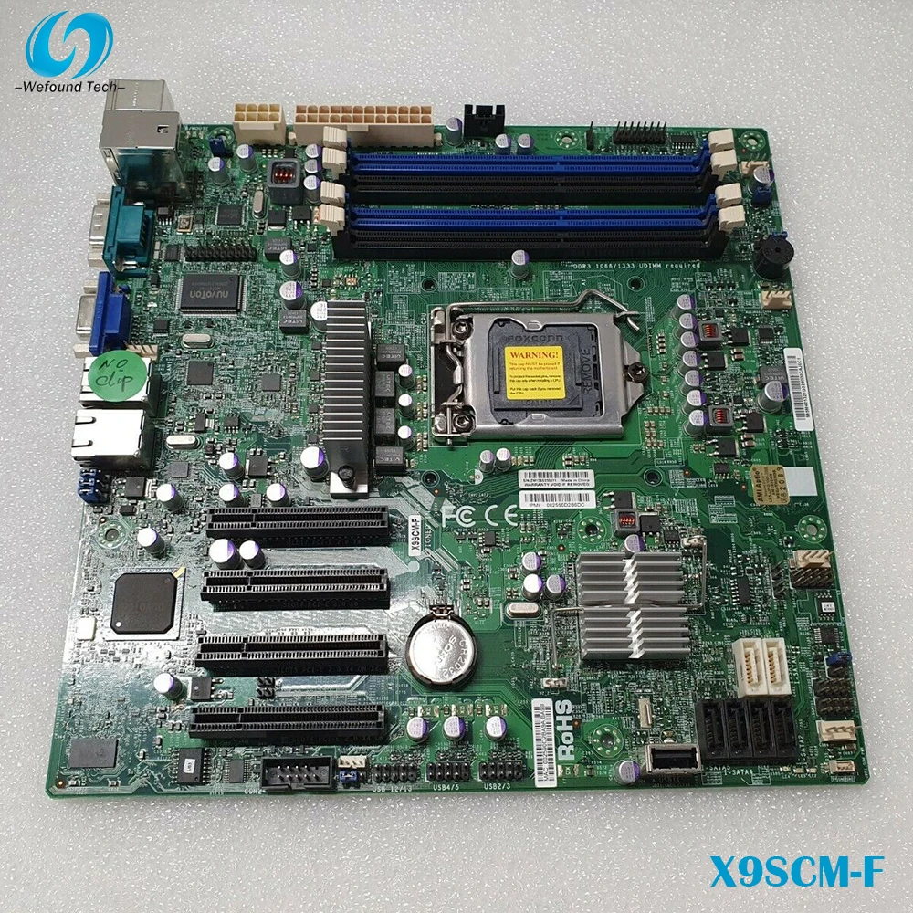 

For Supermicro X9SCM-F One-way Server UATX Motherboard 1155 Intel C204 Xeon E3-1200 v2 series 2/3rd Gen Core i3 DDR3 PCI-E3.0
