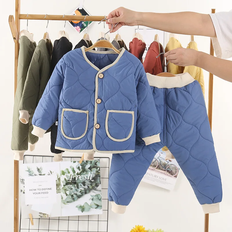 

Children's Clothing Autumn Winter Suit Baby Winter Clothes Two Piece Set