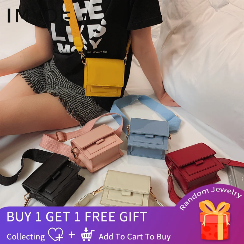 Модные женские мини сумки через плечо из искусственной кожи маленькие сумка