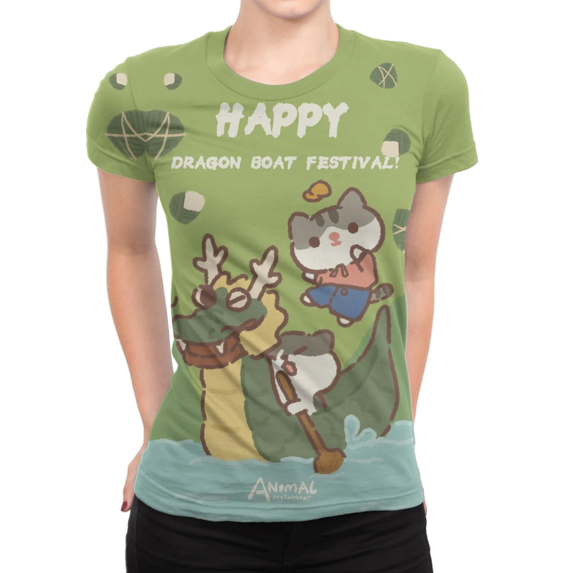 

Animal Restaurant Summer T Shirt Women Funny Game Solid O-Neck Cotton Match Basic Harajuku Tshirt Camisetas Verano Mujer 2021