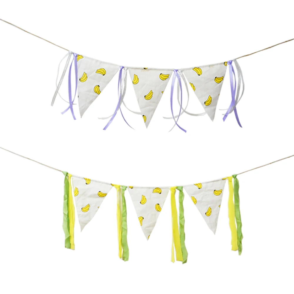 Флаг банана украшение для вечерние НКИ яркая лента баннер детское кресло душа на