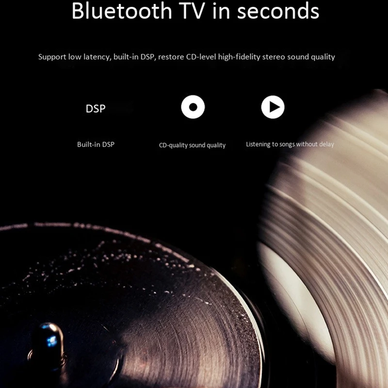 Bluetooth 5 передатчик приемник аудио стерео музыка для Fm ТВ ПК автомобиля 3 мм Aux