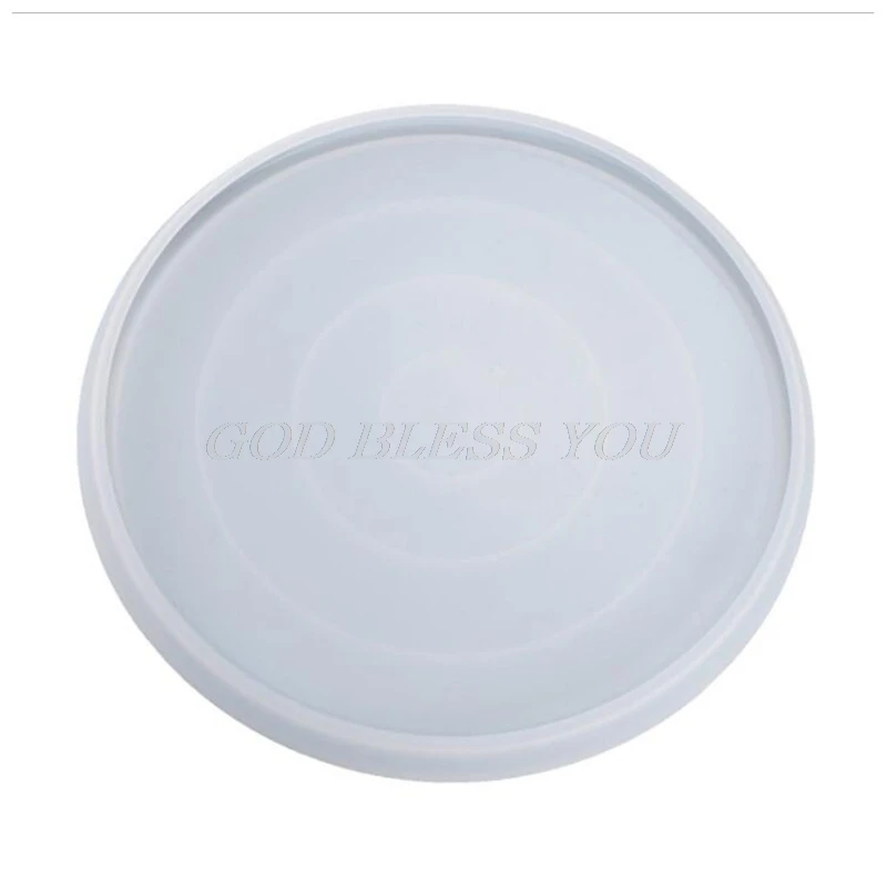 Plate Molds Plate Resin Coasters DIY Epoxy Silicone Jewelry Craft Tool Tray Mold