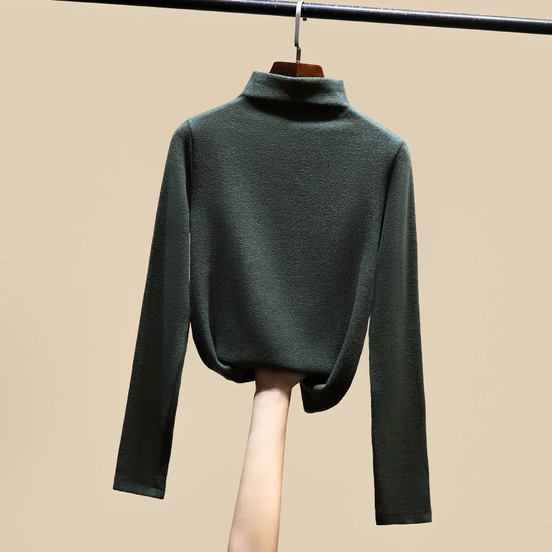 

Sweater Woman new autumn and winter long sleeves with a slim bottom blouse half turtleneck sweater SBC205-SBC211
