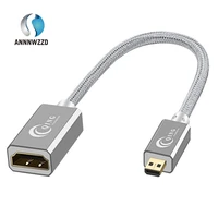 micro hdmi compatible cable 3d 4k60hz for raspberry pi 4 gopro connector male to female micro hdmi compatible cable