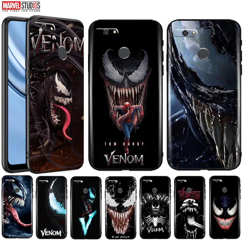 

Venom Phone Case For Huawei Honor 7A Funda Cover Marvel Avengers Comics Thor Captain America Deadpool Hulk