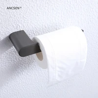 bathroom paper towels hanging paper roll holder wall mount stainless steel gun gray toilet paper holder storage for bath kitchen