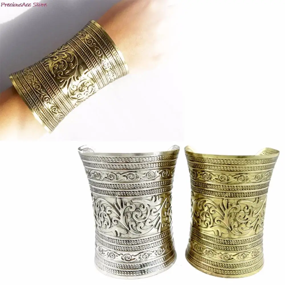 1 шт. модный Для женщин панк металлический в готическом стиле с длинным широким