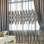 AS Villa роскошные вышитые затенение Современные европейские Новые Атмосферные благородные украшения шторы для гостиной столовой спальни