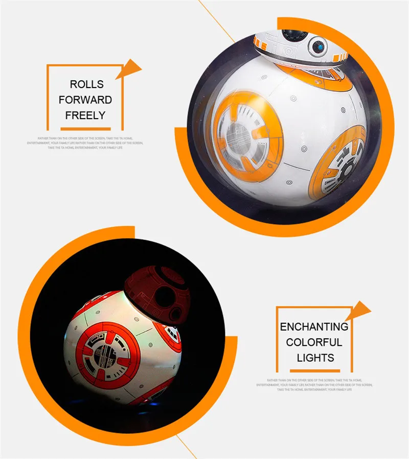 2 4G робот с дистанционным управлением интеллектуальное Обновление RC BB8