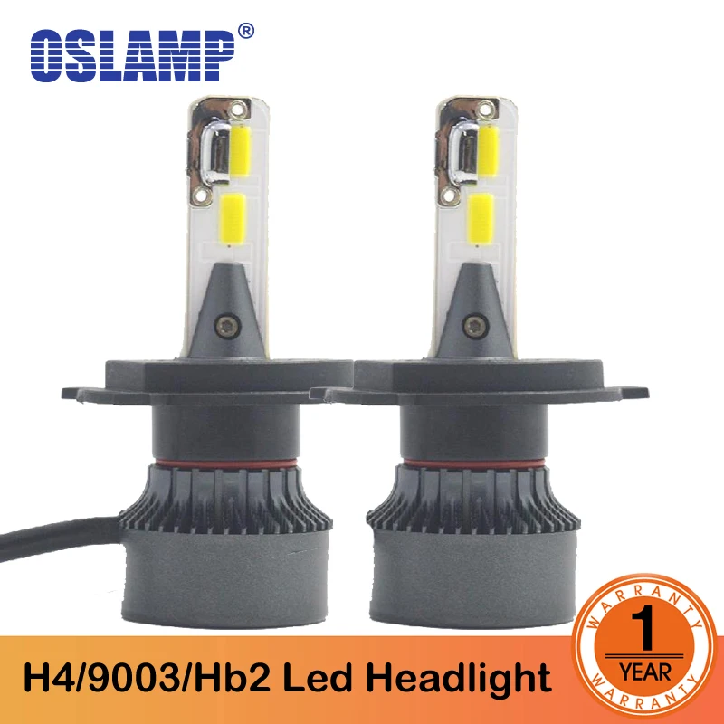 Светодиодный головной фонарь Oslamp H4 72 Вт 8000 лм светодиодный 6500 К|Передние LED-фары