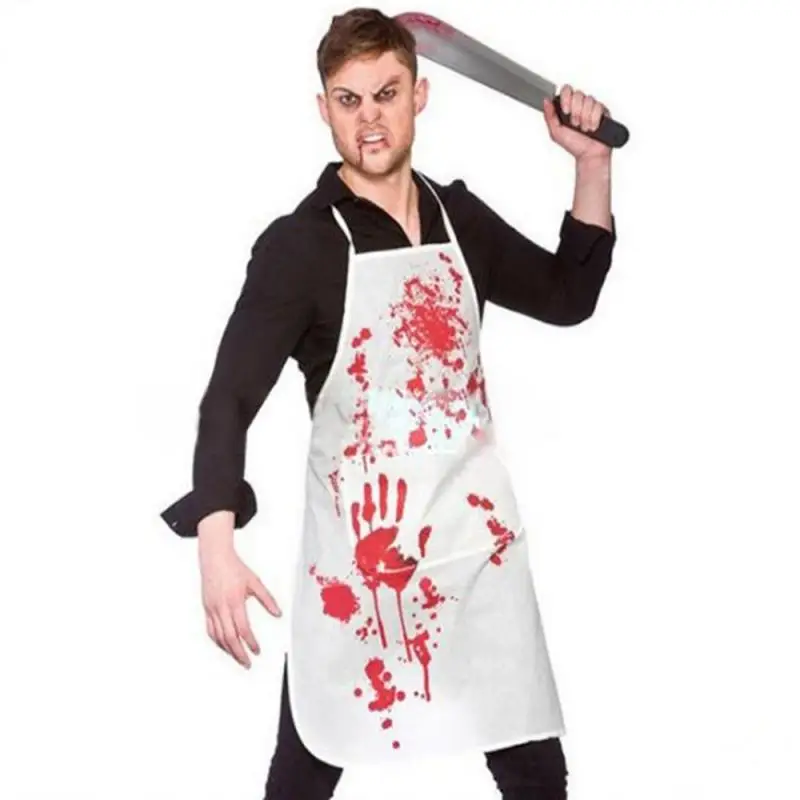 1 шт. фартук крови на Хэллоуин общего назначения для взрослых кровавый мясник