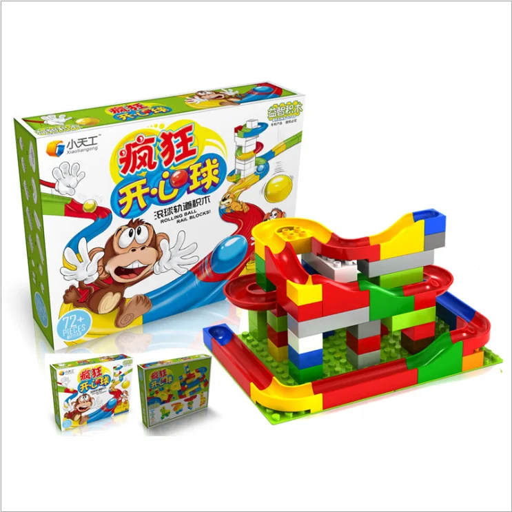 

Newest Big Size Building Block Sets Marble Race Run Large Blocks For Children Educational Building Toys Gift Brinquedos
