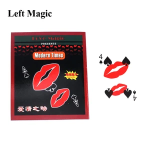 The Kiss Of Love - Card Magic трюки карта Close Up Street Stage Magic Props Mentalism Magia Magic Toys