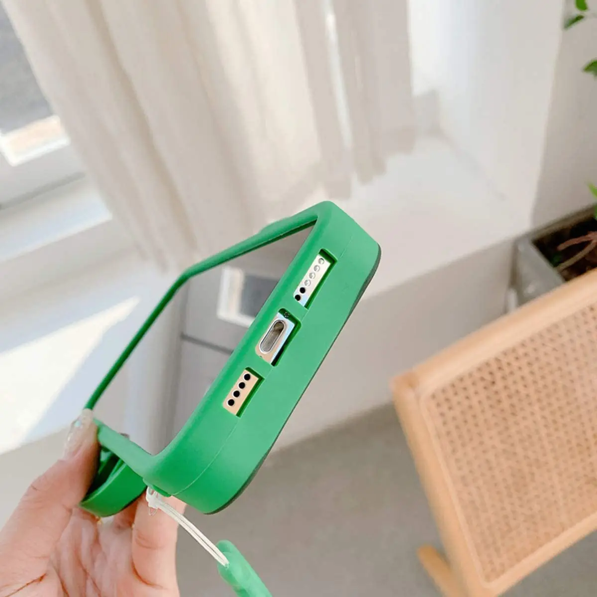 

Funny Cell Phone Shell Cactus-shaped Soft Silicone Stress Reliever Fidget Toy Push Pops Phone Case for IPhone XS Max 11 12 Pro