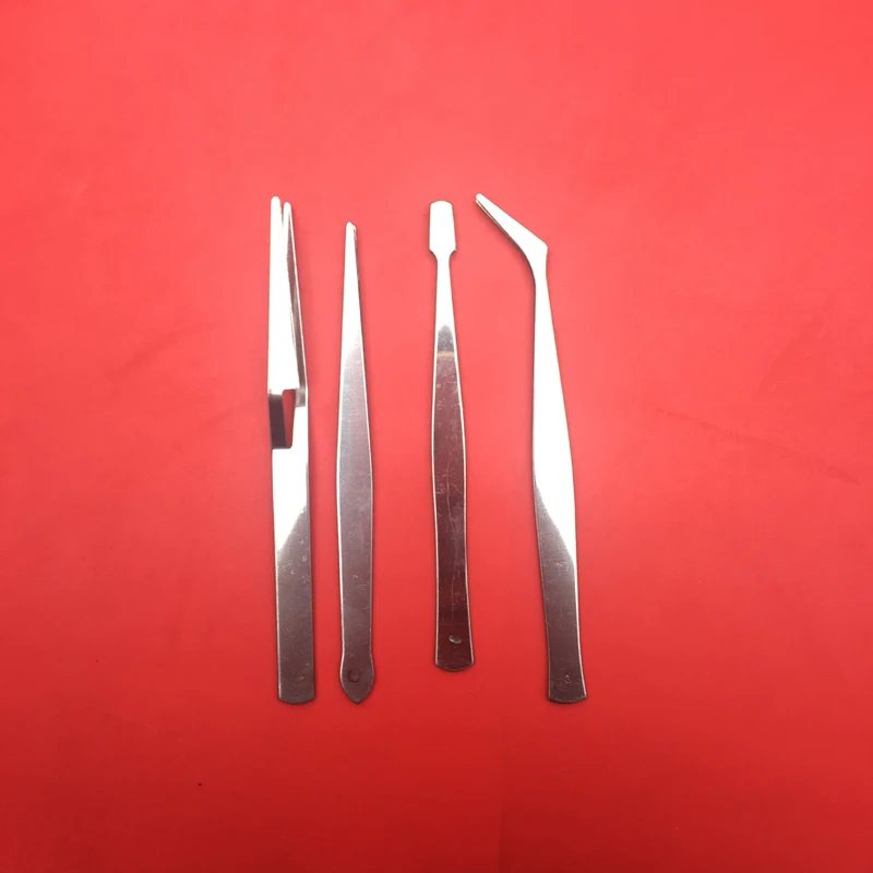 4 шт./компл. точные пинцеты из нержавеющей стали толстые электронные щипцы для