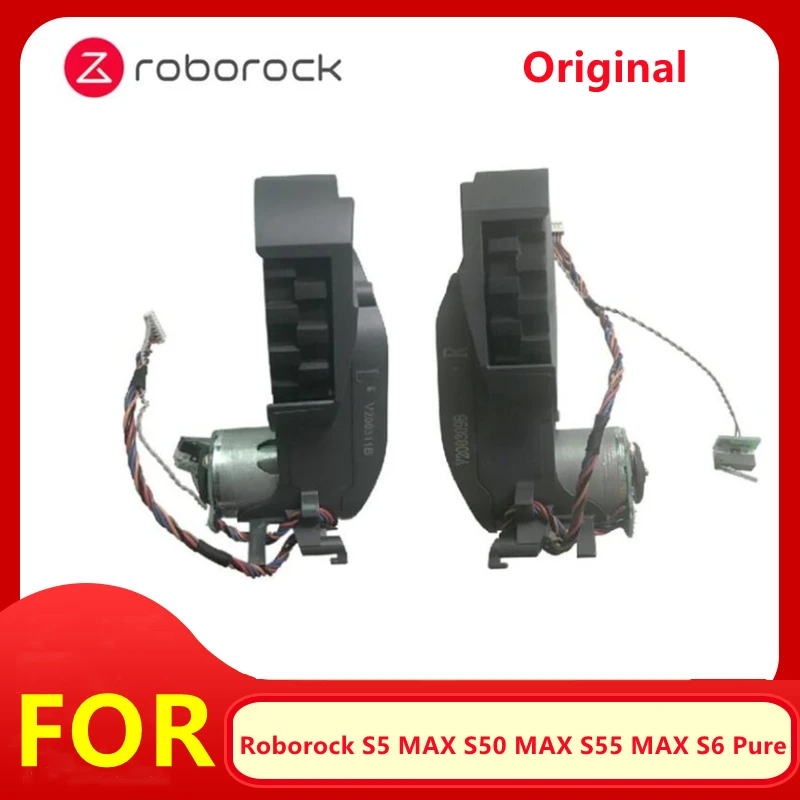 

Запчасти для робота-пылесоса Roborock S5 MAX S50 MAX S55 MAX S6 Pure S7, левые и правые колеса, замена аксессуаров