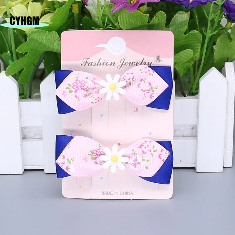 Ленты заколки для волос женщин Оптовая Продажа Милая заколка из шелка девочек