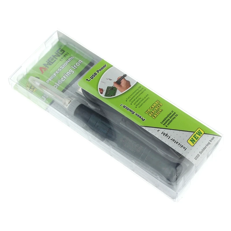 

425D Mini Portable USB 5V 8W Electric Powered Soldering Iron Pen Tip Touch