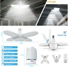 Новый светодиодный гараж светильник складной потолочный светильник s деформации подвала Освещение в помещении светильник ing 48W 52 светодиодный E27 6000-6500k85-265V