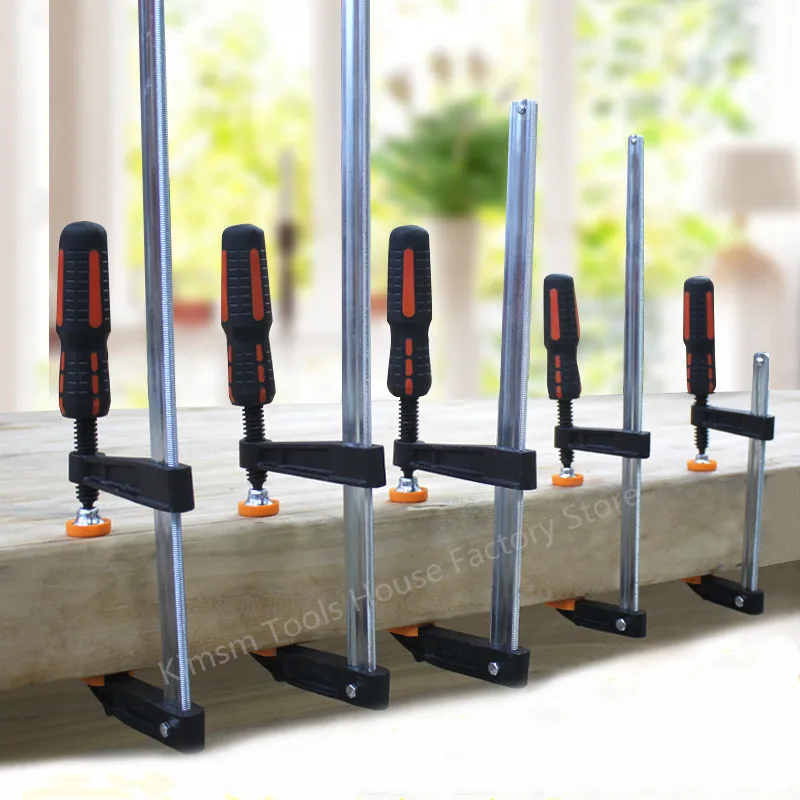 Сверхмощный немецкий зажим с Трещоткой быстросъемный для дерева и металла