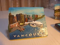 canada vancouver tourism landscape memorial refrigerator magnetic sticker creative resin craft gift