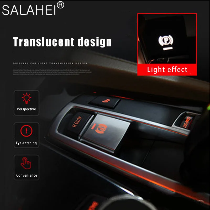 

Car Warning Light Button Cover frame sticker For BMW 1 2 3 4 Series 3 Series GT New X1 X5 X6 Car Styling Interior Button Sticker
