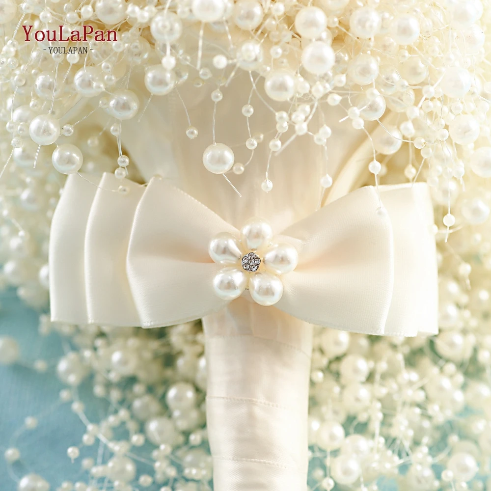 TOPQUEEN F24 2020 свадебный букет держащий цветы чистый жемчуг подружка невесты модные