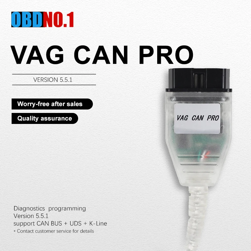 VAG CAN PRO V5.5.1FTDI FT245RL Chip VCP OBD2 vag can pro Diagnostic support BUS+UDS+K-Line | Tools