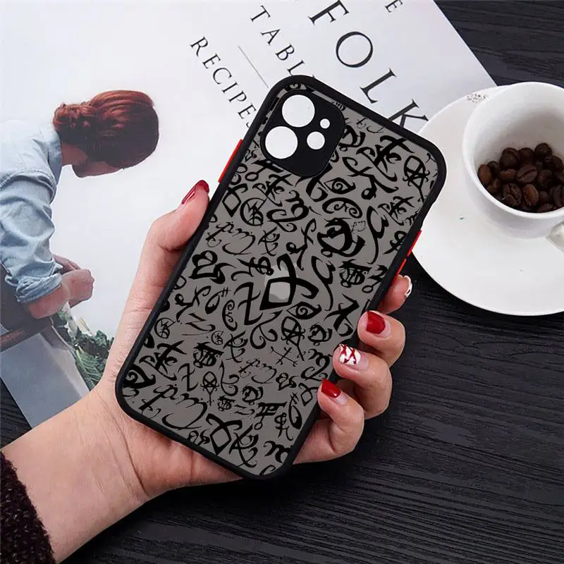 

Shadowhunters hot tv show Phone Case matte transparent For iphone 7 8 11 12 plus mini x xs xr pro max cover