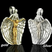 pendants jesus jewelry necklace archangel pray bible angel saint newest necklace