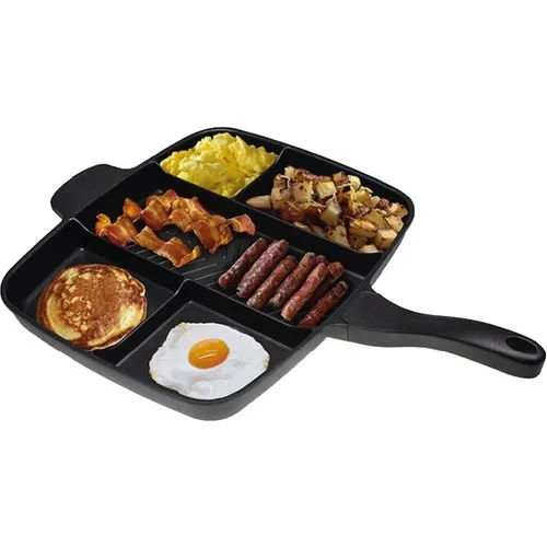 

Походная сковорода с 5 горелками из нургаза, гранита