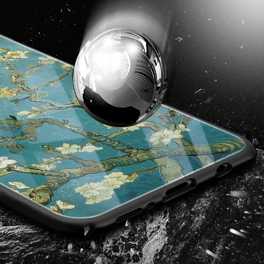 

Painting Case For Samsung A50 A70 A21S A51 A71 M30 A21 A30 A40 A41 S9 S8 S10 S20 Plus Note 20 Ultra 10 Glass Phone Cases Beach