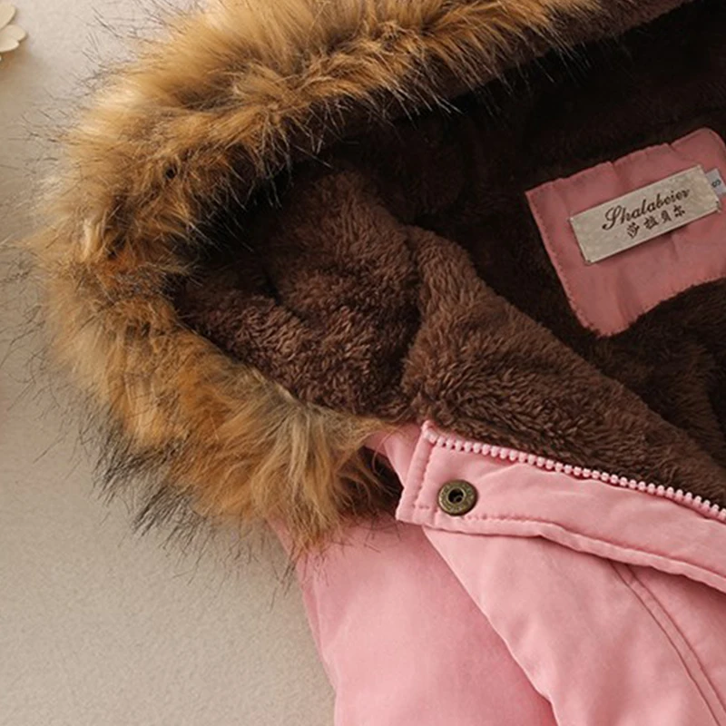 Женское длинное пальто с капюшоном CJT142 Повседневная теплая куртка из хлопка