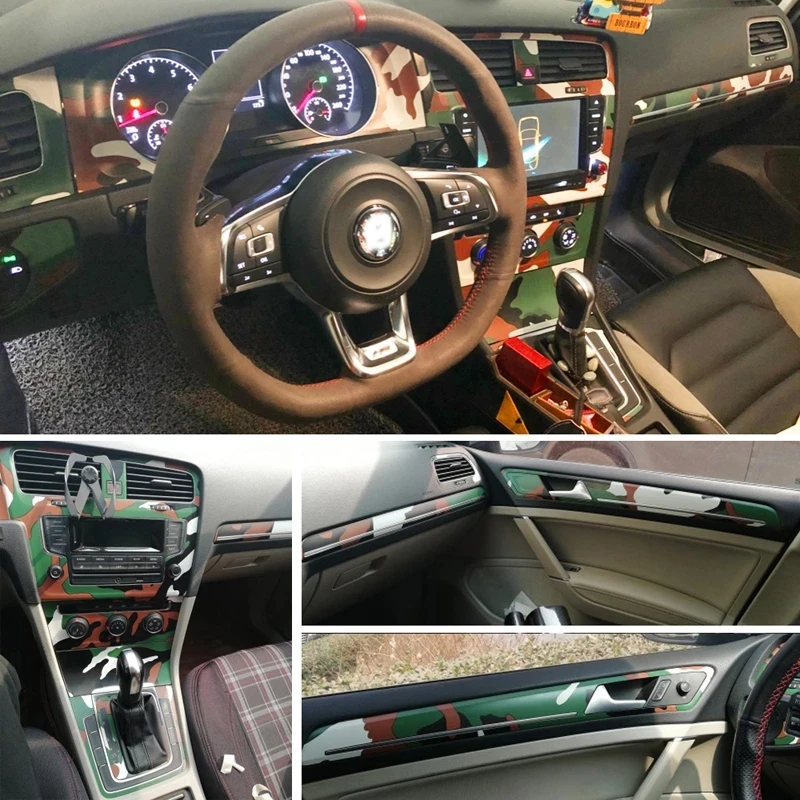 Автомобильные аксессуары 3D/5D наклейки из углеродного волокна для VW Volkswagen Golf 7 MK7 GTI