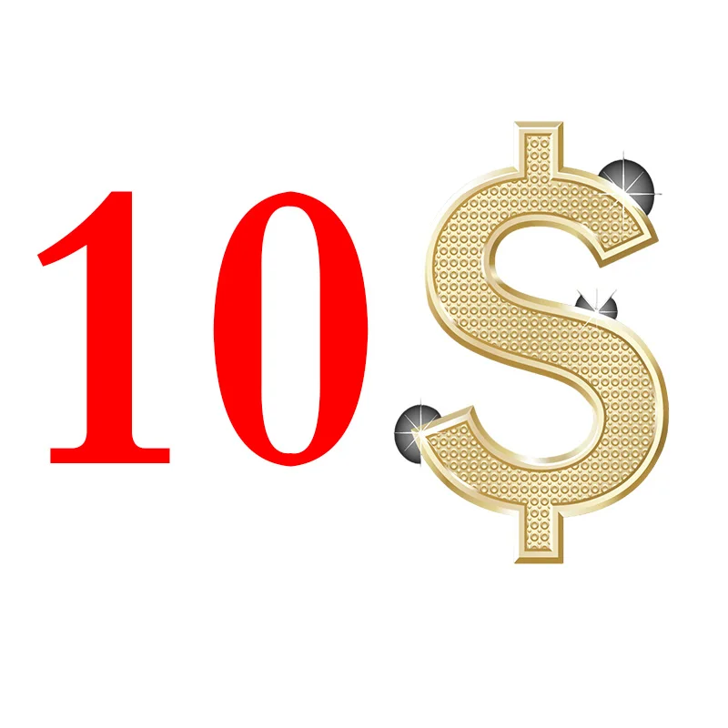 

10 US dollars to make up the postage difference