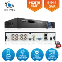 ai face detection face recognition fetching ahd network dvr video recorder 8ch h 265 real 5mp dvr nvr ip camera security kit