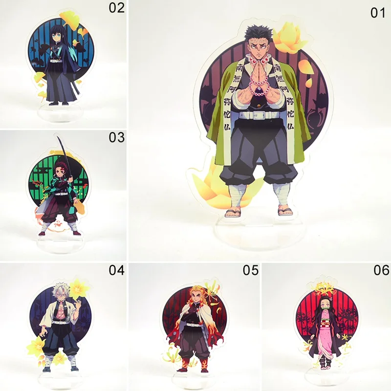 

Anime Demon Slayer Kimetsu No Yaiba Acrylic Standing Figure Kamado Tanjirou Nezuko Zenitsu Model Decoration Toys Gifts