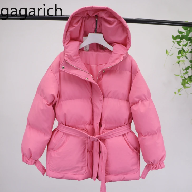 Gagarich женские парки новинка 2020 модное средней длины толстое с длинным рукавом