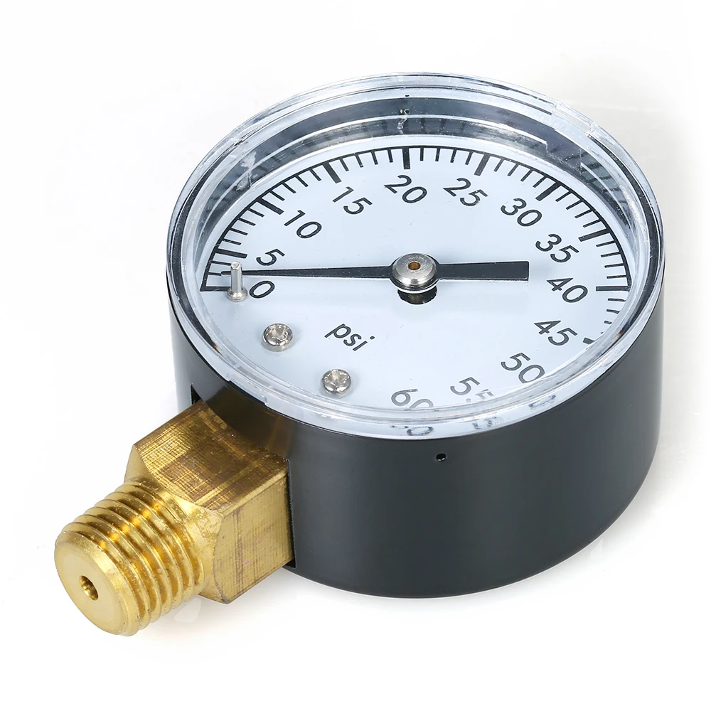0 60PSI механический манометр фильтр для бассейна измеритель давления аквариума