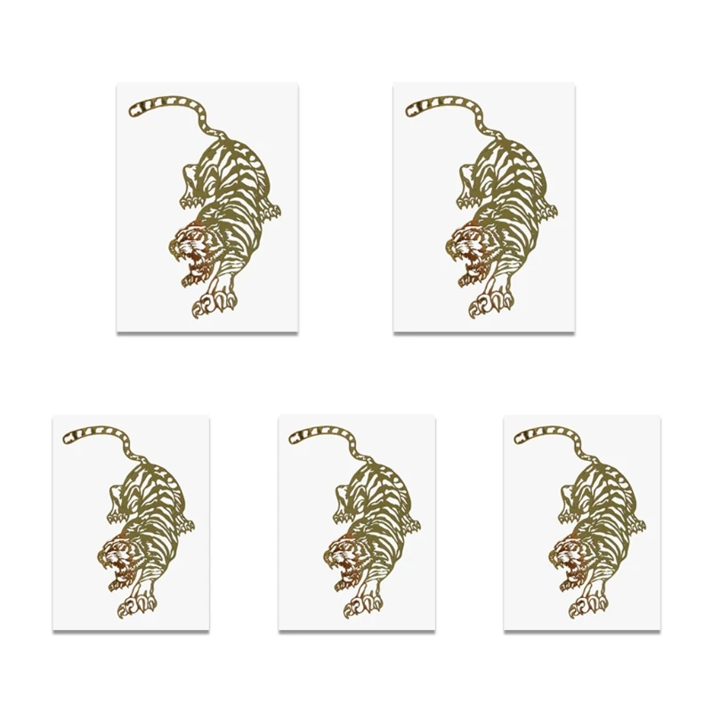 5 листов металлических наклеек искусственное наполнение | Украшения и аксессуары