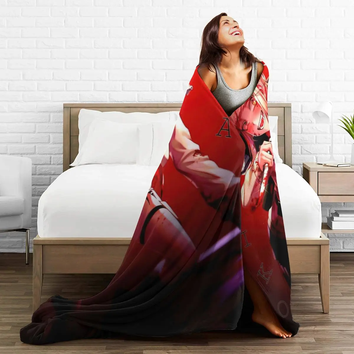 

3D Cartoon Sherpa Blanket Warm Super Soft Flannel Office Nap Bedspread Sofa Bedding Plush Quilt Plaids 300698999