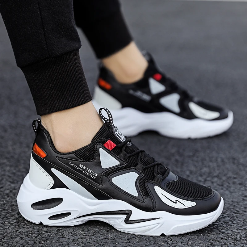 Высокие мужские кроссовки Мужская обувь для бега спортивная взрослых уличные