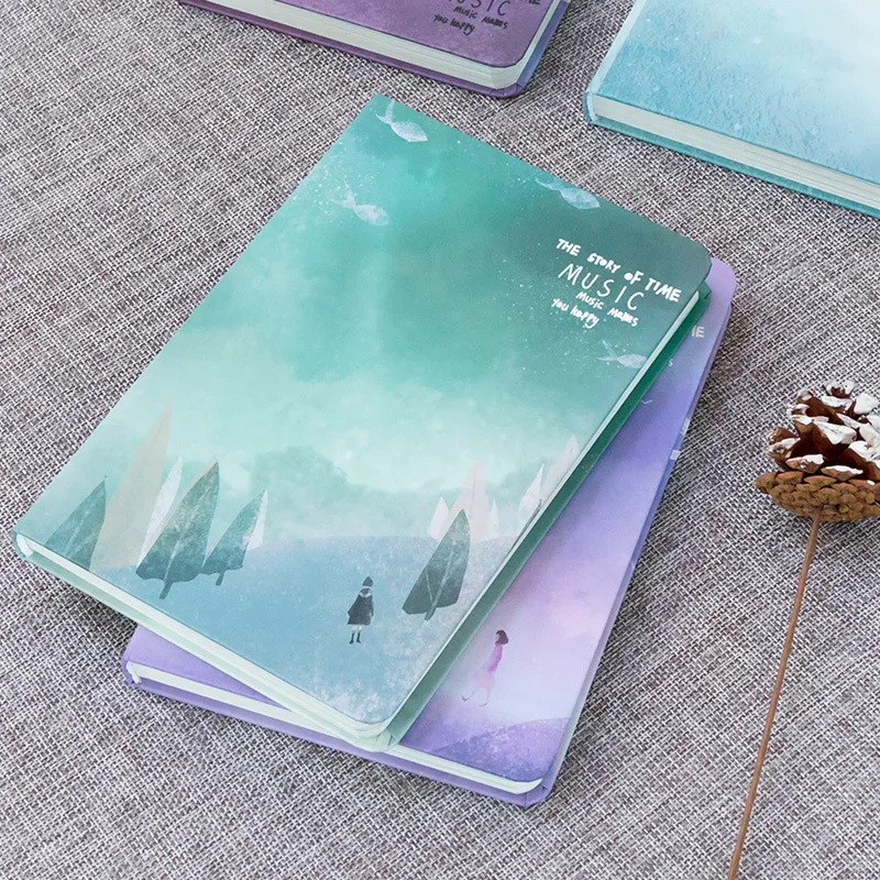 Блокнот в твердом переплете милый бумажный Карманный ежедневник пустой дневник