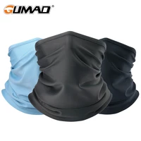 sports cycling bandana tube scarf running hiking hunting bicycle black gray neck gaiter outdoor summer cool face cover men women