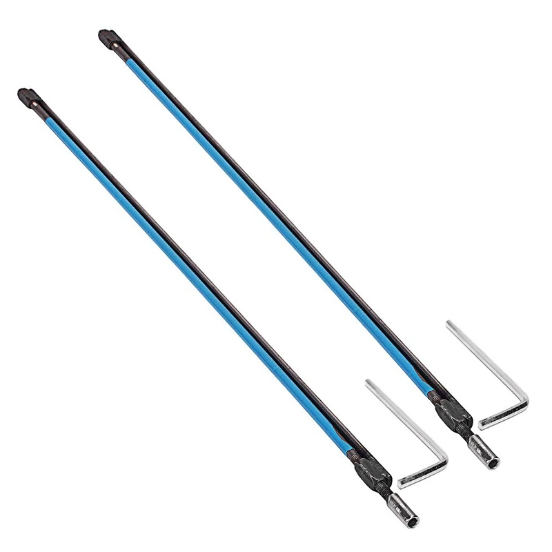 2Pcs 46Cmtwo Way Rod Type Dual Action Guitar Truss Steel Blue Parts Accessories | Спорт и развлечения