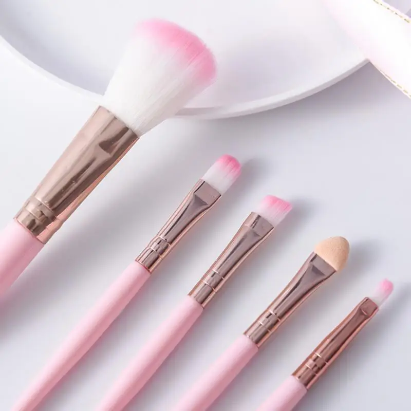 

5pcs Makeup Brushes Loose Powder Brush Eye Shadow Lip Blending Concealer Eyebrows Beginner Beauty Tools Women Cosmetics Brush