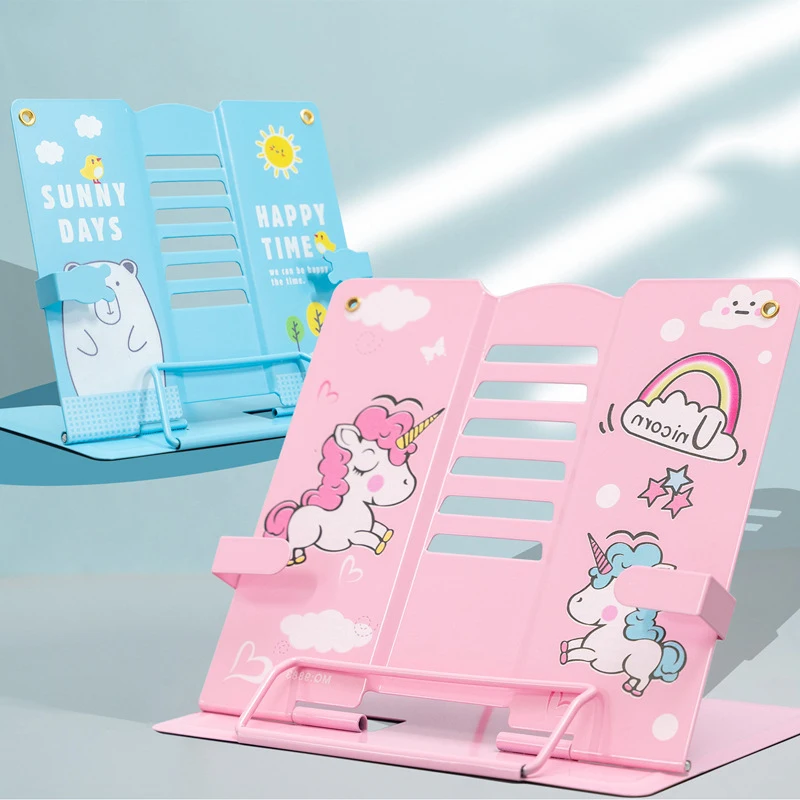 Настольная подставка для чтения книг металлический Регулируемый держатель